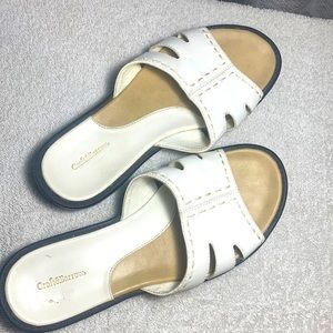 Craft & Barrows -creamy white women’s sandals-8M